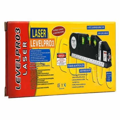 Laser Level Pro3 - 4 in 1 Multipurpose Laser Level & Measuri